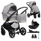 Warm Grey 625 / Be Cool Travel Carrier iSize 0-18m / With Isofix Base