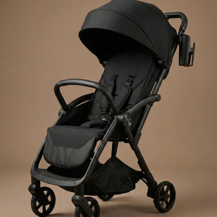 Venture Avio Compact Travel Baby Stroller - Black