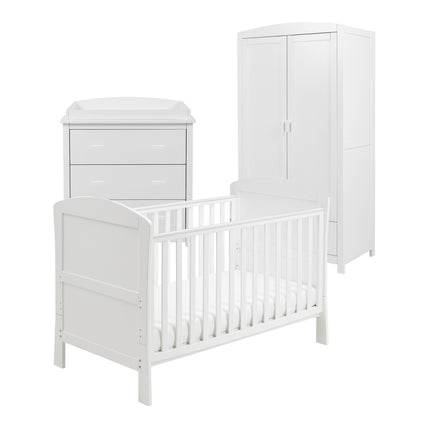 Aston 3 Piece Room Set - White