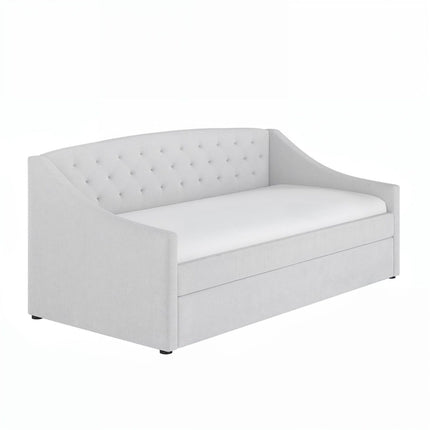 Aurora Cream Boucle Daybed with Trundle