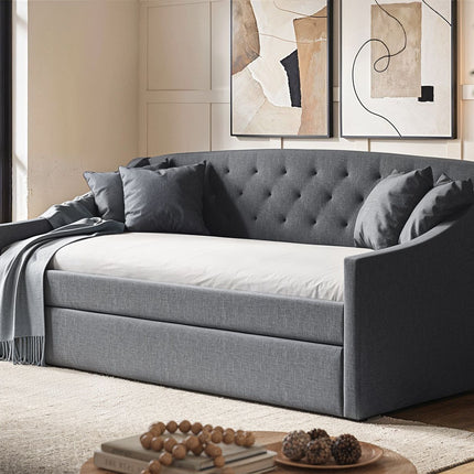 Aurora Grey Daybed with Trundle