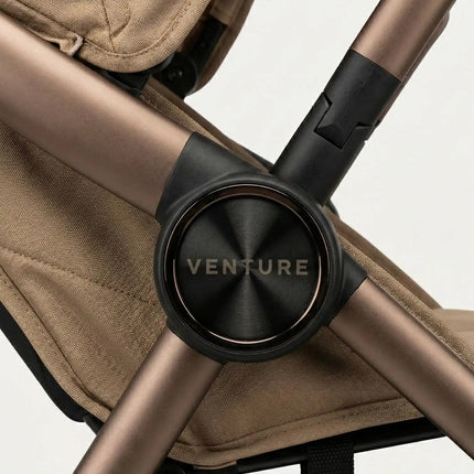 Venture Avio Compact Travel Baby Stroller - Truffle