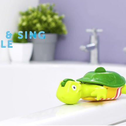 Tomy Toomies Bath Toy Swim and Sing Turtle