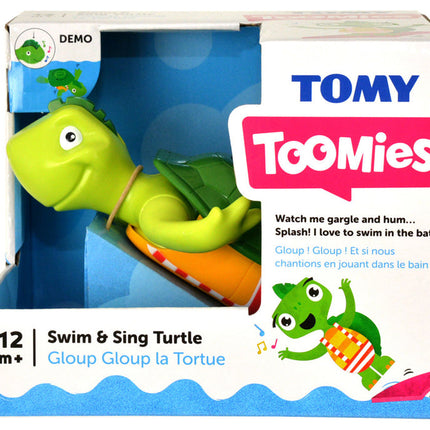Tomy Toomies Bath Toy Swim and Sing Turtle