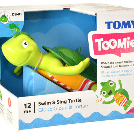 Tomy Toomies Bath Toy Swim and Sing Turtle