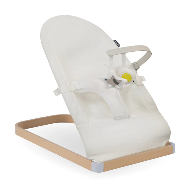 Baby Bouncer with Toy Bar - Cream