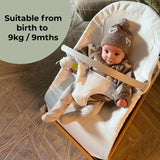 Baby Bouncer with Toy Bar - Cream
