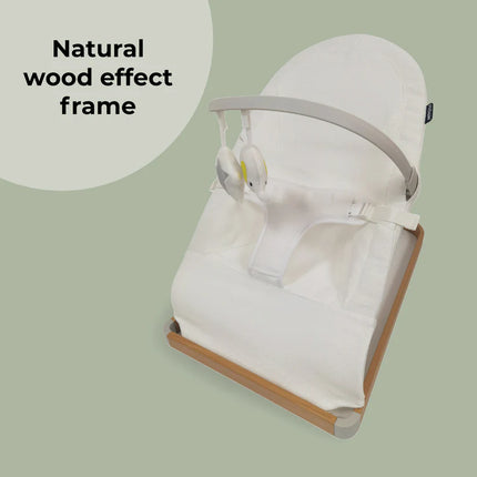 Baby Bouncer with Toy Bar - Cream