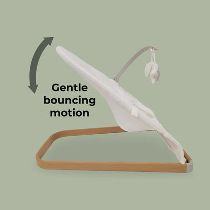 Baby Bouncer with Toy Bar - Cream