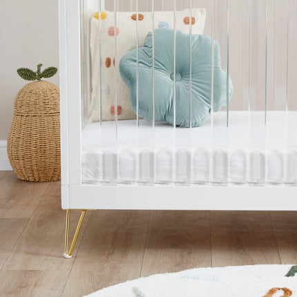 Kimi XL Acrylic 2 Piece Nursery Furniture Set