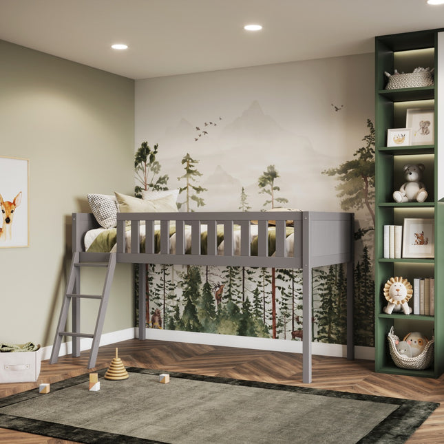 Bea Midsleeper Cabin Bed Grey