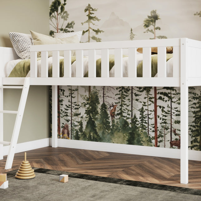 Bea Midsleeper Cabin Bed White