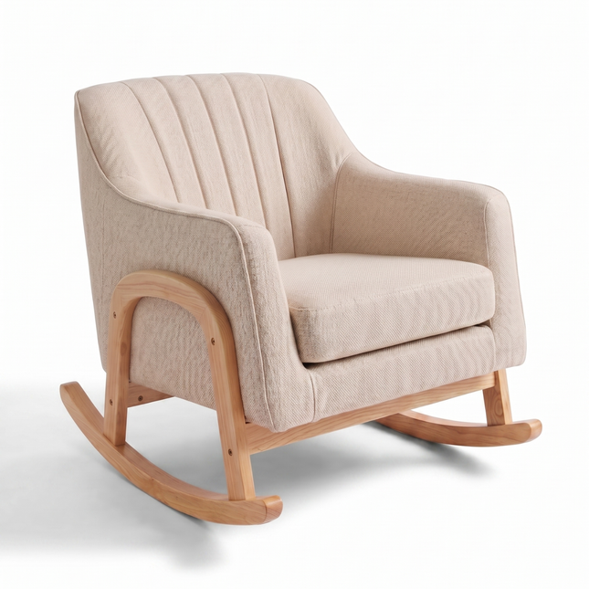 Bristam Nursing Chair - Natural & Oak