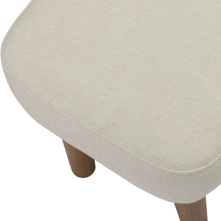 Callie Nursing Chair with Stool - Ivory