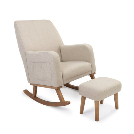 Callie Nursing Chair with Stool - Oatmeal