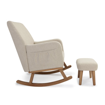 Callie Nursing Chair with Stool - Oatmeal