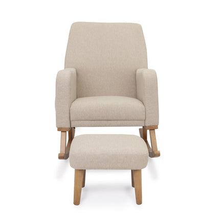 Callie Nursing Chair with Stool - Oatmeal