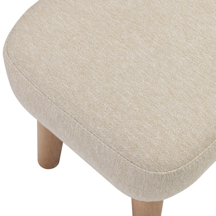 Callie Nursing Chair with Stool - Oatmeal