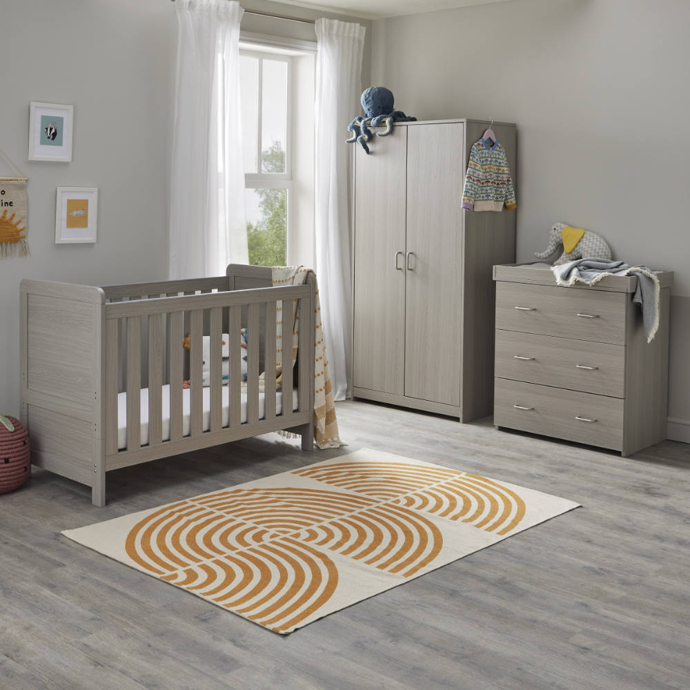 Caro Mini 3 Piece Room Set - Grey Wash