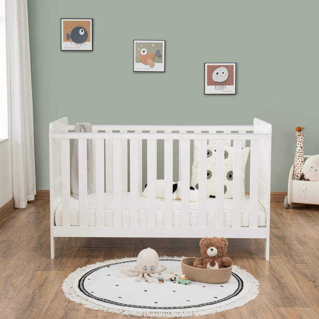 Caro Urban Cot Bed - White