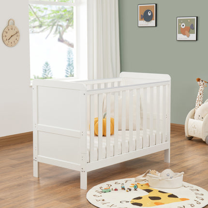 Caro Urban Cot Bed - White | Mini