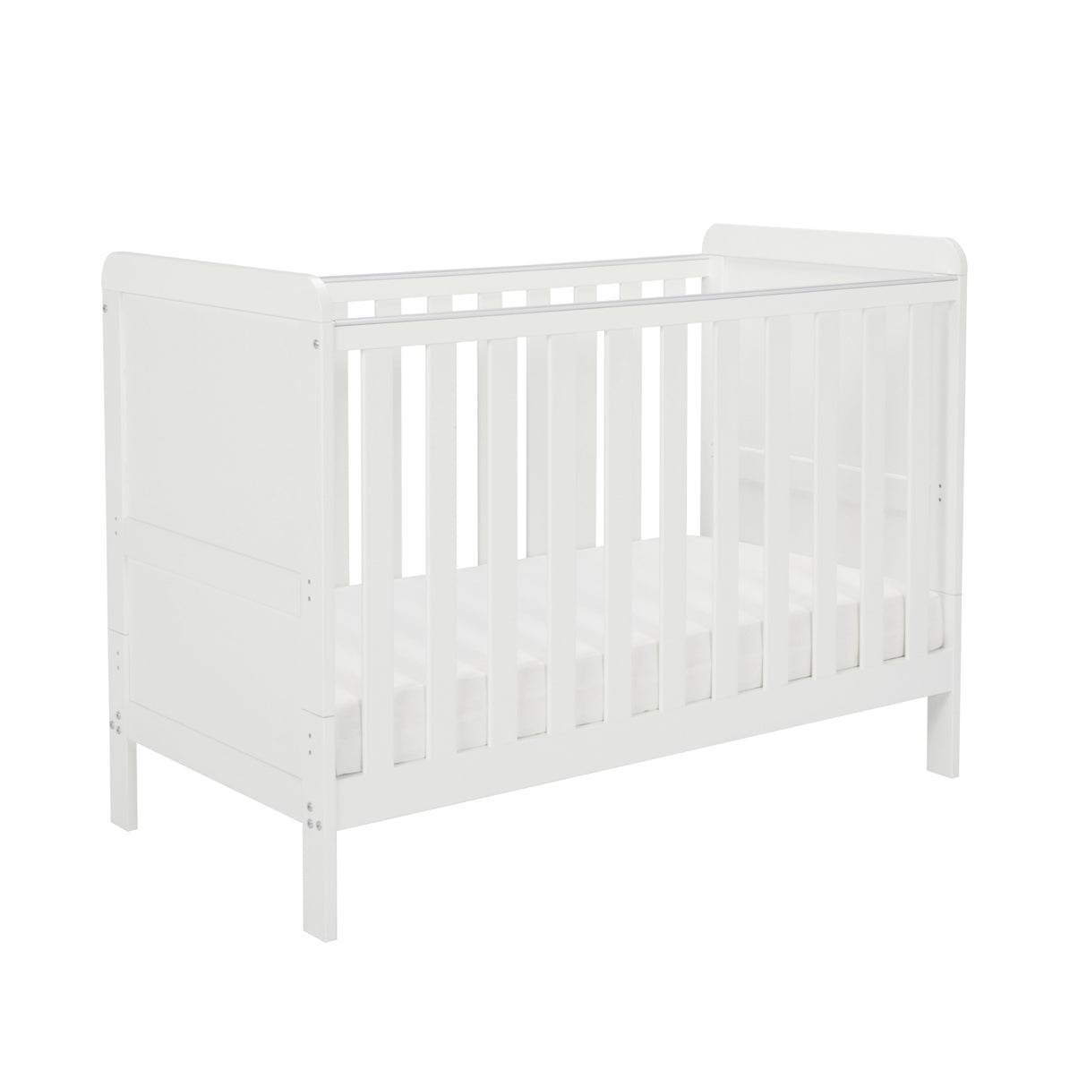 Caro Urban Cot Bed - White | Mini