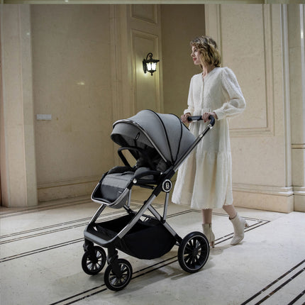 Chia - 2 in 1 Pram & Pushchair - Pearl Grey