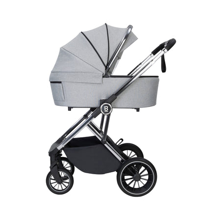 Chia Travel System with Coco Car Seat + Base - Pearl Grey