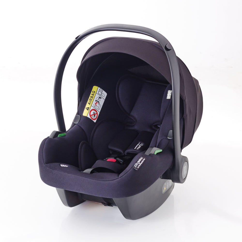 Milano Evo 3 in 1 Pushchair Luxe including Car Seat and Isofix Base - Pearl White