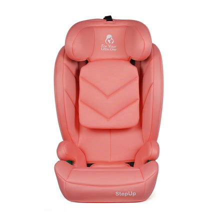 For Your Little One Stepup I-Size Belted 2/3 Car Seat Booster Seat - Blush Rose (4-12 Years)