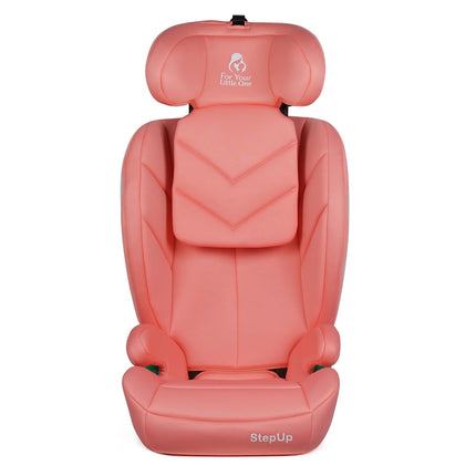 For Your Little One Stepup I-Size Belted 2/3 Car Seat Booster Seat - Blush Rose (4-12 Years)