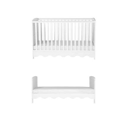 Dancer Cot Bed - White