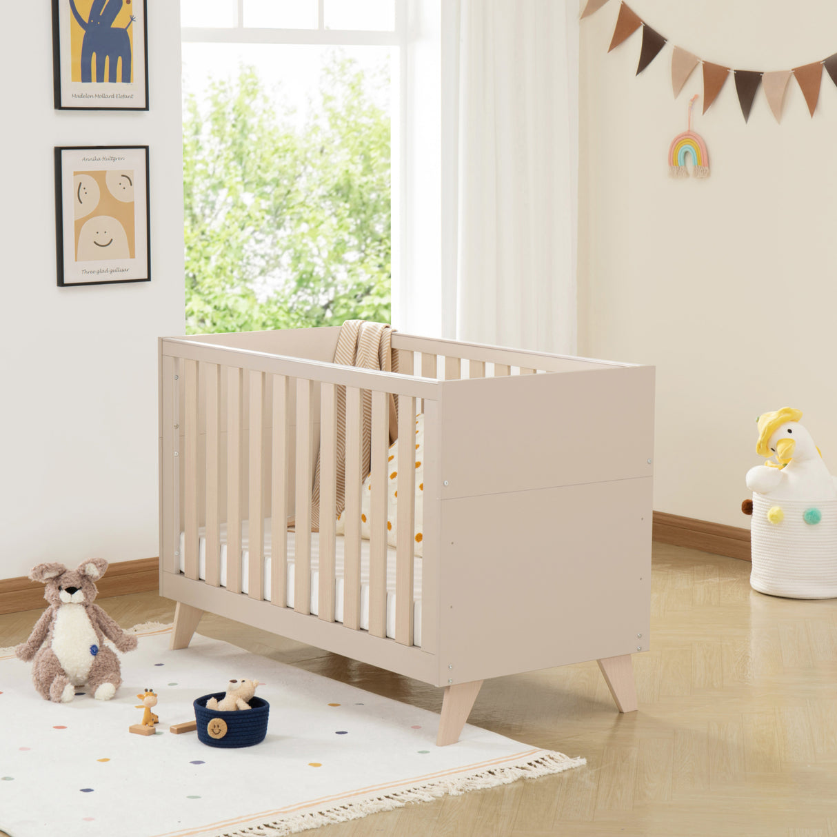 Dante Cot Bed - Cashmere | Mini