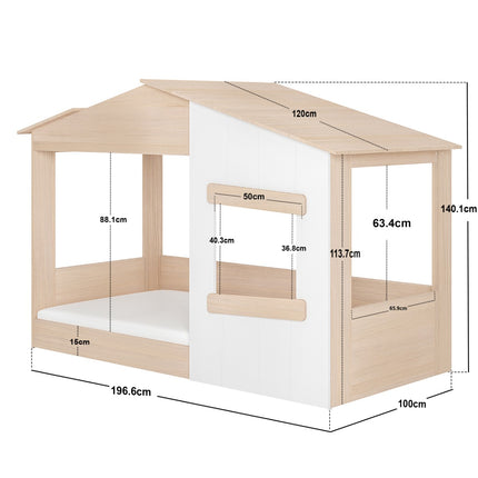 Dreamland House Bed Oak