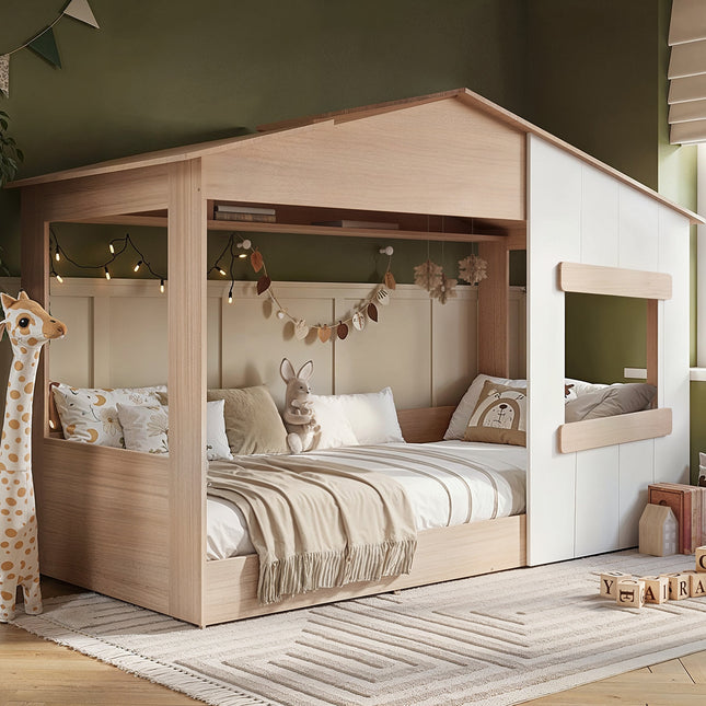 Dreamland House Bed Oak