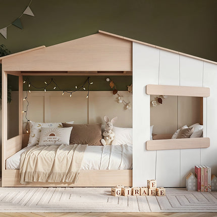 Dreamland House Bed Oak