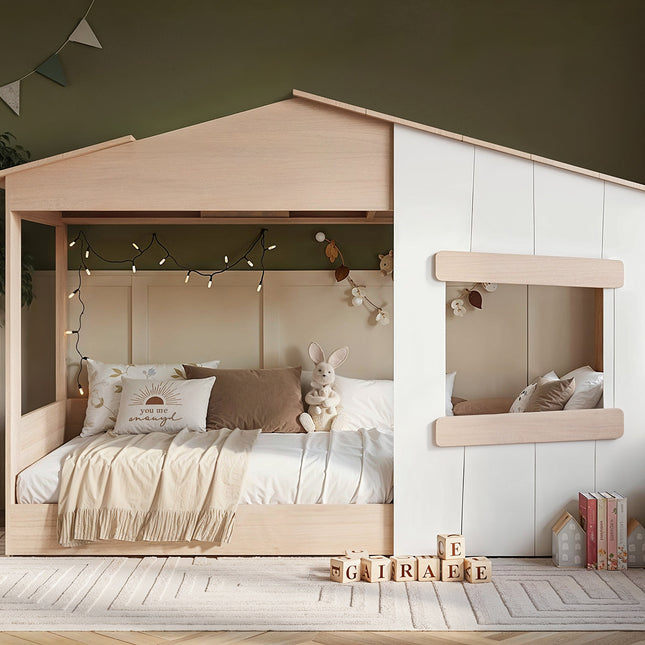 Dreamland House Bed Oak