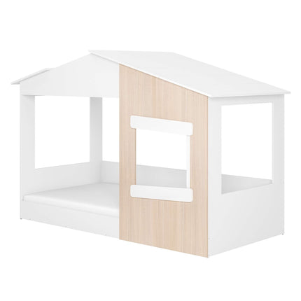 Dreamland House Bed White & Oak