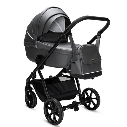 Noordi Fjordi V2 Leather - 3in1 Travel System with Travel Carrier i-Size Car Seat