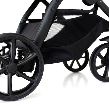 Noordi Fjordi V2 Leather - 2in1 Pushchair with ThermoCot™ Carrycot- Cloud