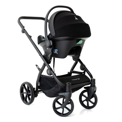 Noordi Fjordi V2 – 2in1 Pushchair with ThermoCot™ Carrycot, Voyager Black
