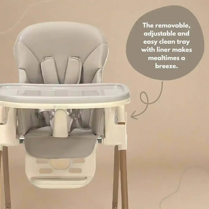 Flare Foldable High Chair - Beige