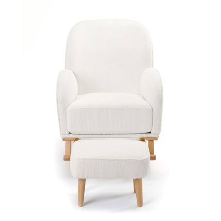 Freya Nursing Chair with Stool - Bouclé