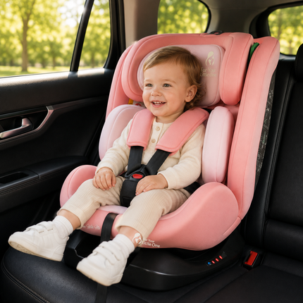 For Your Little One GrowWithMe 0/1/2/3 i-Size Car Seat - Blush Rose (Birth-12 Years)