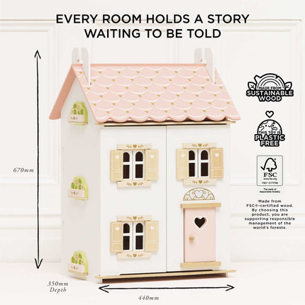 Roseheart Wooden Dolls House