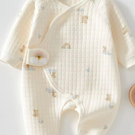 The Rainbow Boucle Wrap Baby Grow Romper