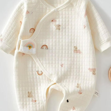 The Rainbow Boucle Wrap Baby Grow Romper