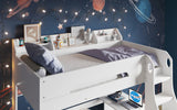 Cosmic High Sleeper Frame - White