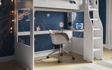 Cosmic High Sleeper Frame - White