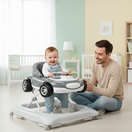 Jane Auto Sport Car Baby Walker 6-12kg 6 Months+